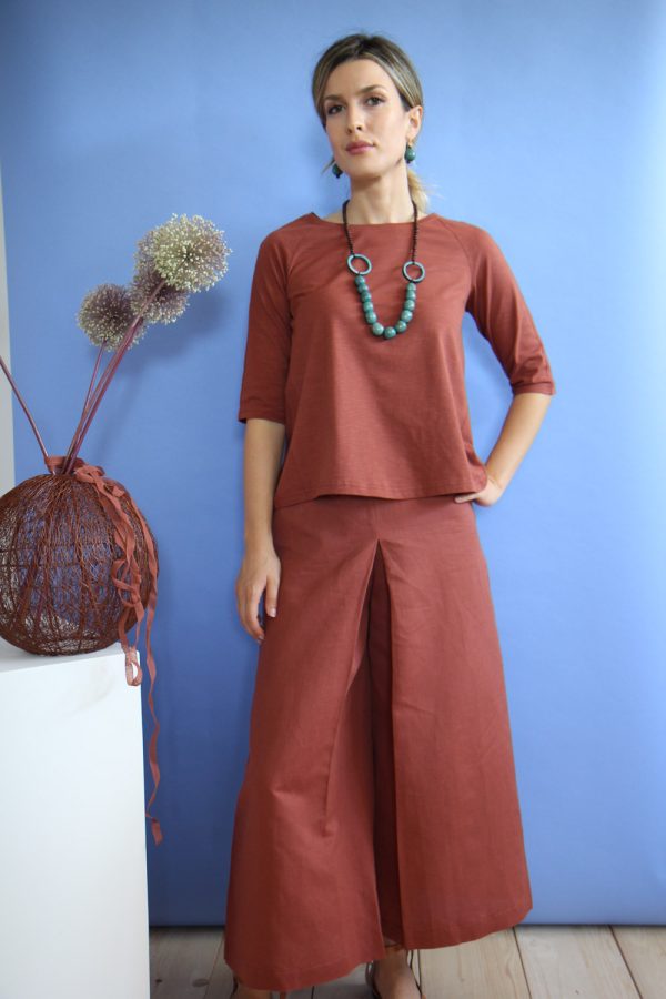 T-shirt Amanda in jersey di cotone biologico