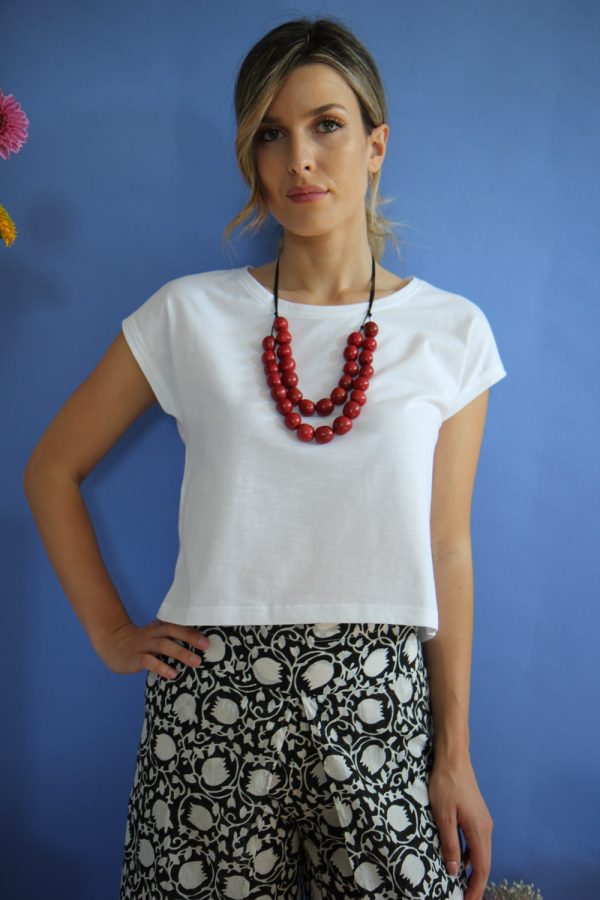 T-shirt Sophie in jersey di cotone biologico