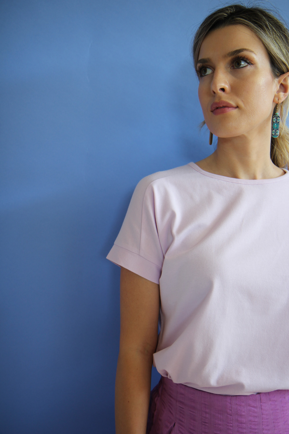 T-shirt Saffira in jersey di cotone biologico stretch - immagine 2