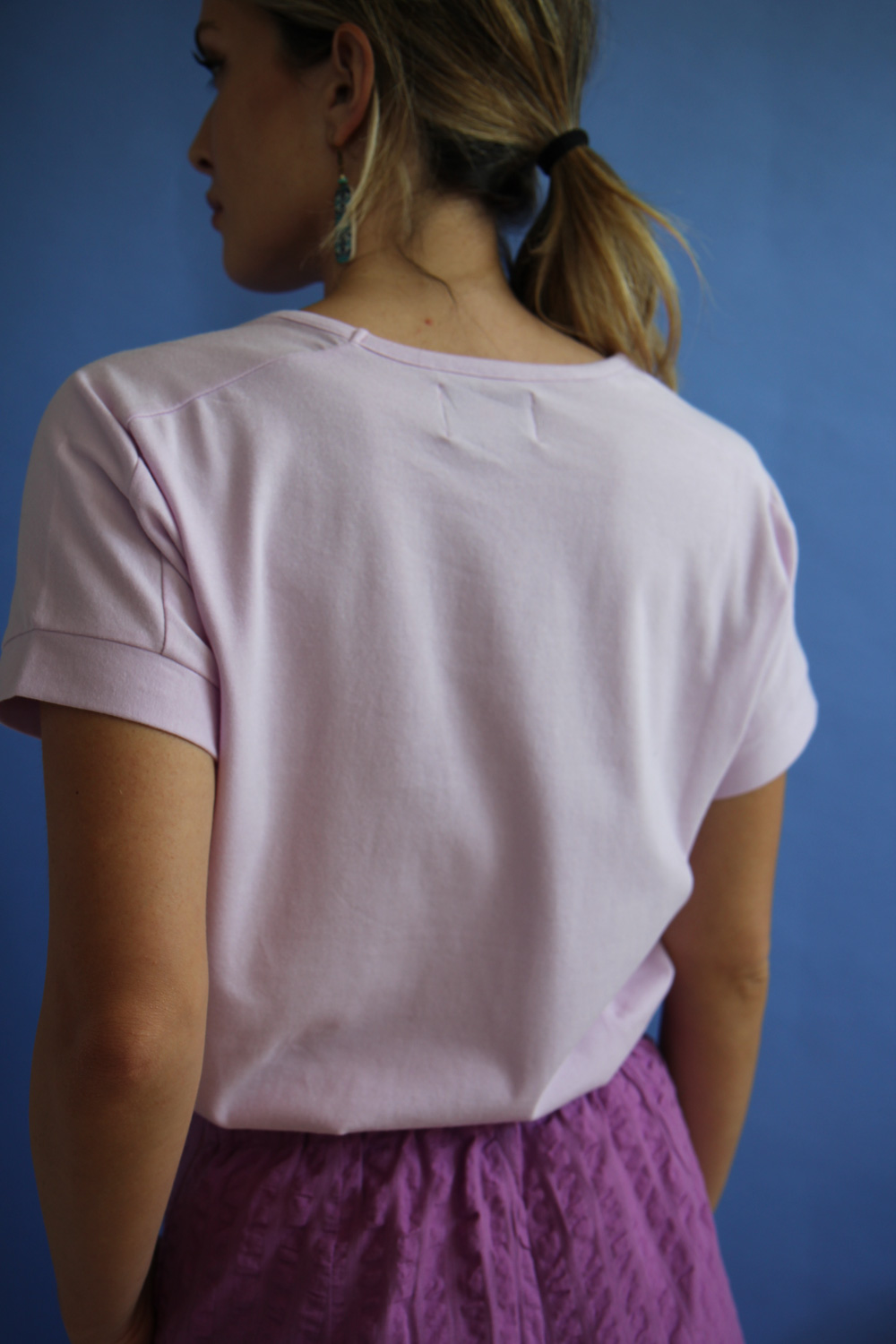 T-shirt Saffira in jersey di cotone biologico stretch - immagine 3