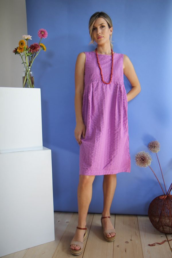 Abito Nerina in cotone seersucker