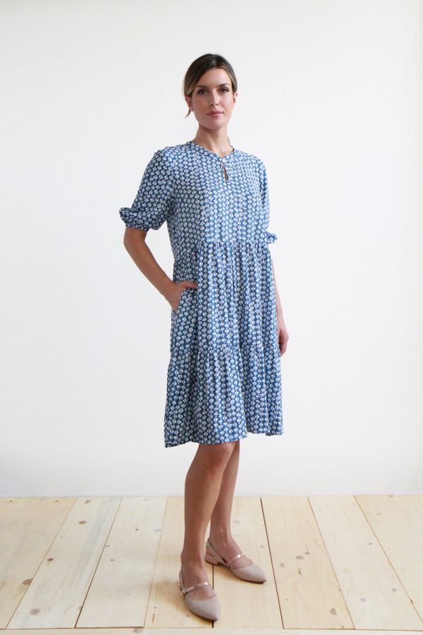 Abito Roverella in viscosa stampata
