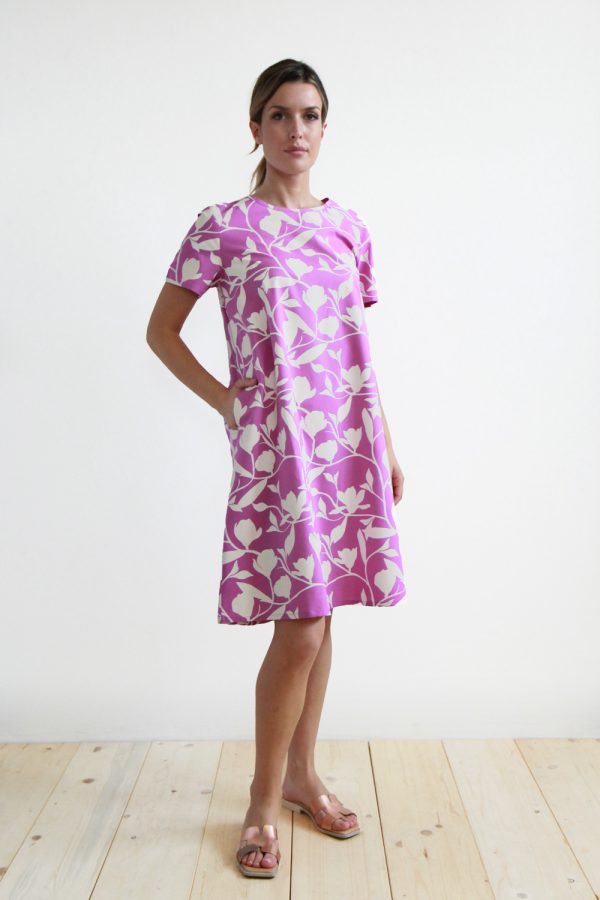 Abito Ibisco in cotone stampato