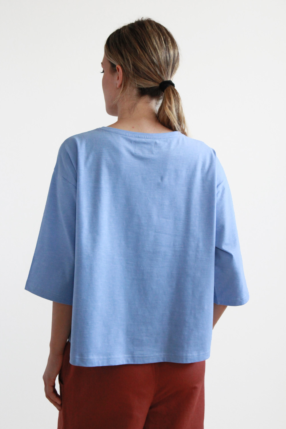 T-shirt Garofano in jersey di cotone biologico - immagine 2