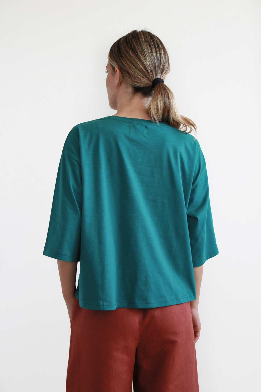 T-shirt Garofano in jersey di cotone biologico - immagine 2