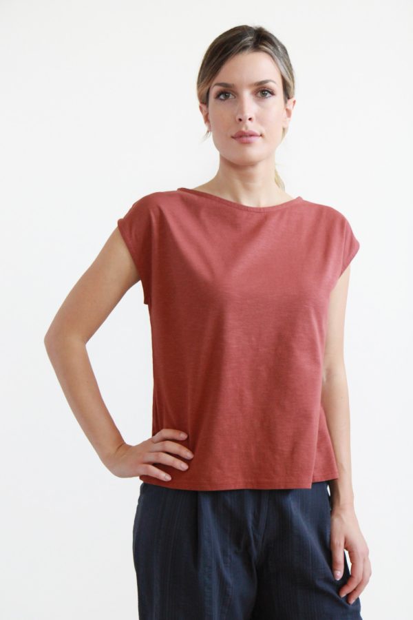 T-shirt Alessia in jersey di cotone biologico