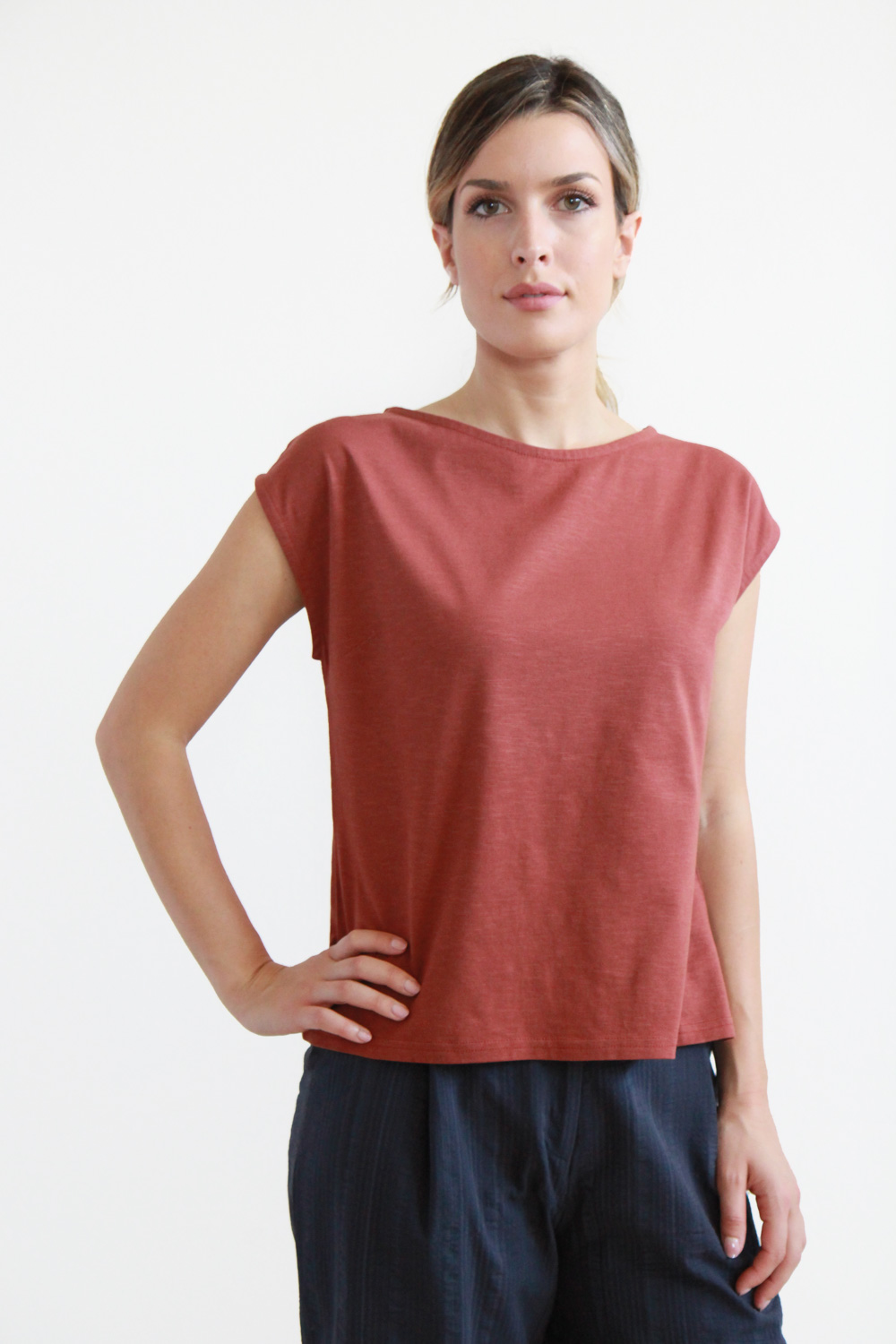 T-shirt Alessia in jersey di cotone biologico