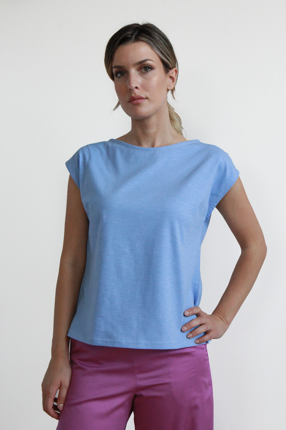 T-shirt Alessia in jersey di cotone biologico