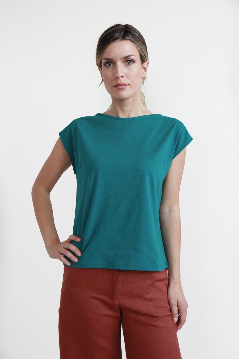 T-shirt Alessia in jersey di cotone biologico - immagine 2