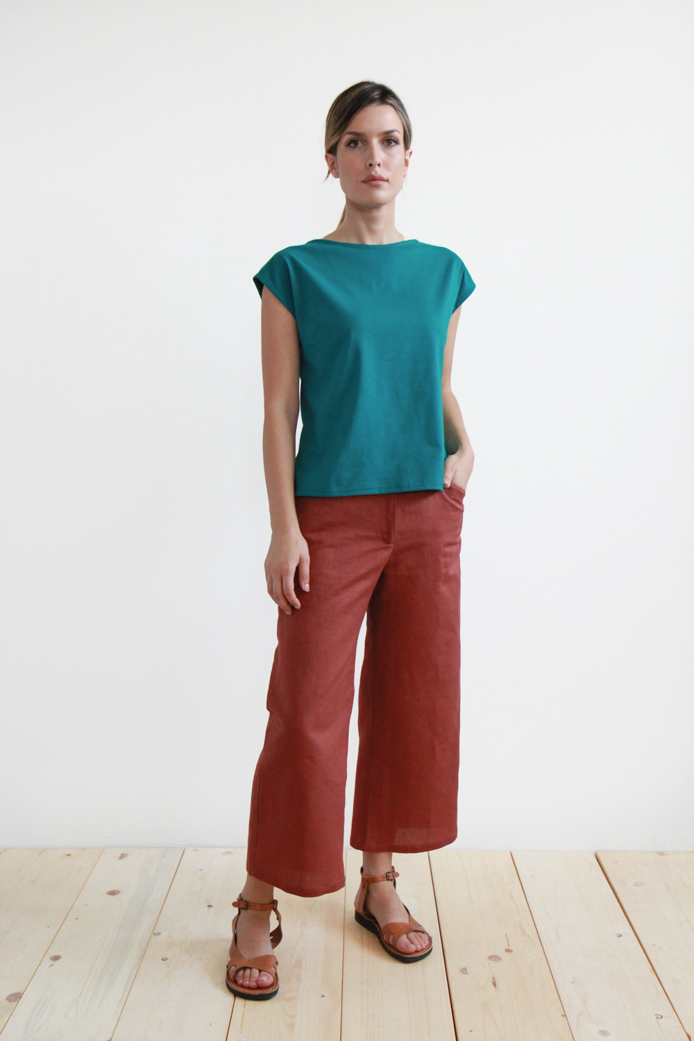 T-shirt Alessia in jersey di cotone biologico - immagine 4