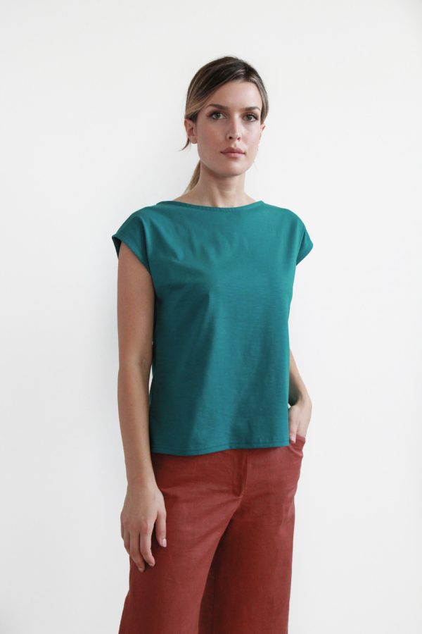 T-shirt Alessia in jersey di cotone biologico