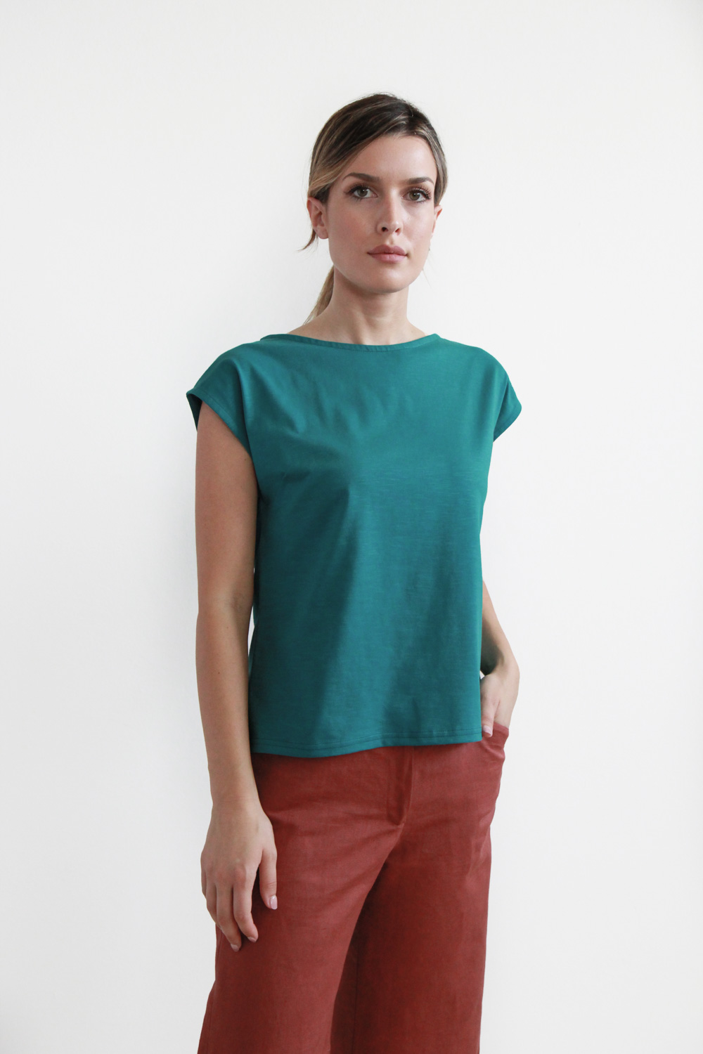 T-shirt Alessia in jersey di cotone biologico