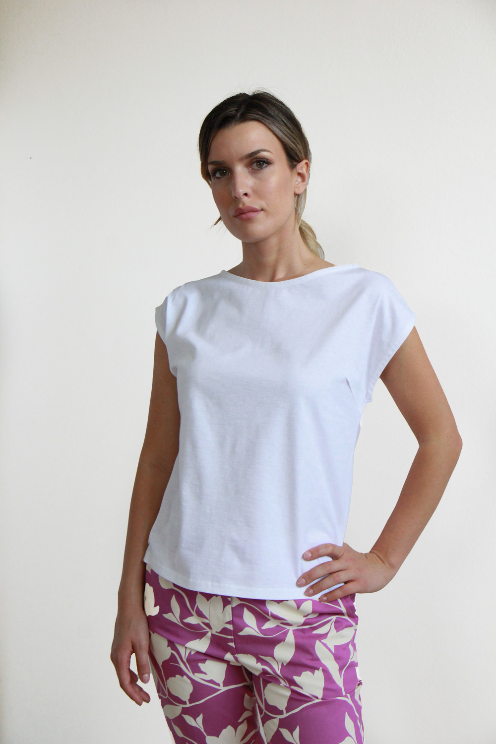 T-shirt Alessia in jersey di cotone biologico - immagine 2