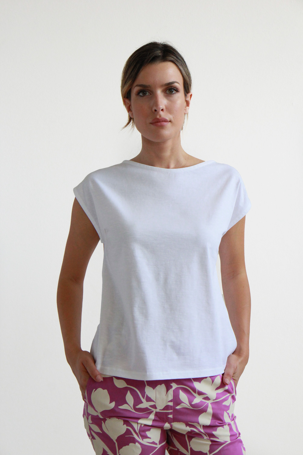 T-shirt Alessia in jersey di cotone biologico