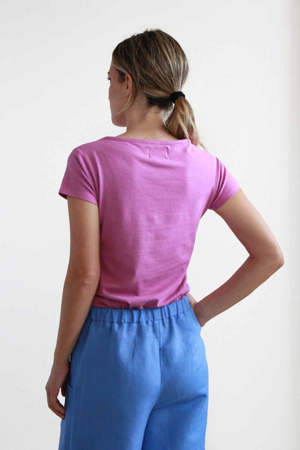 T-shirt Tea in jersey di cotone biologico stretch - immagine 3