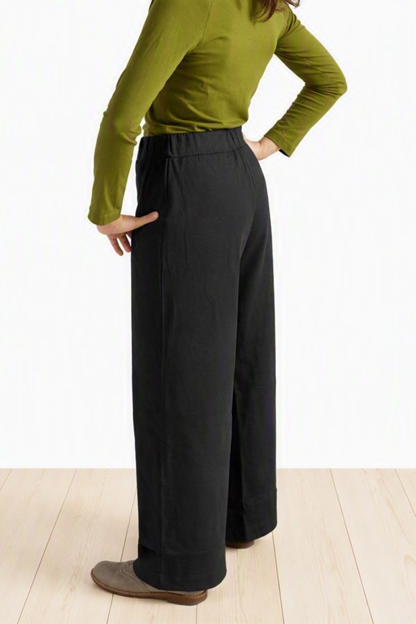 Pantalone Bucaneve felpa di cotone bio nero