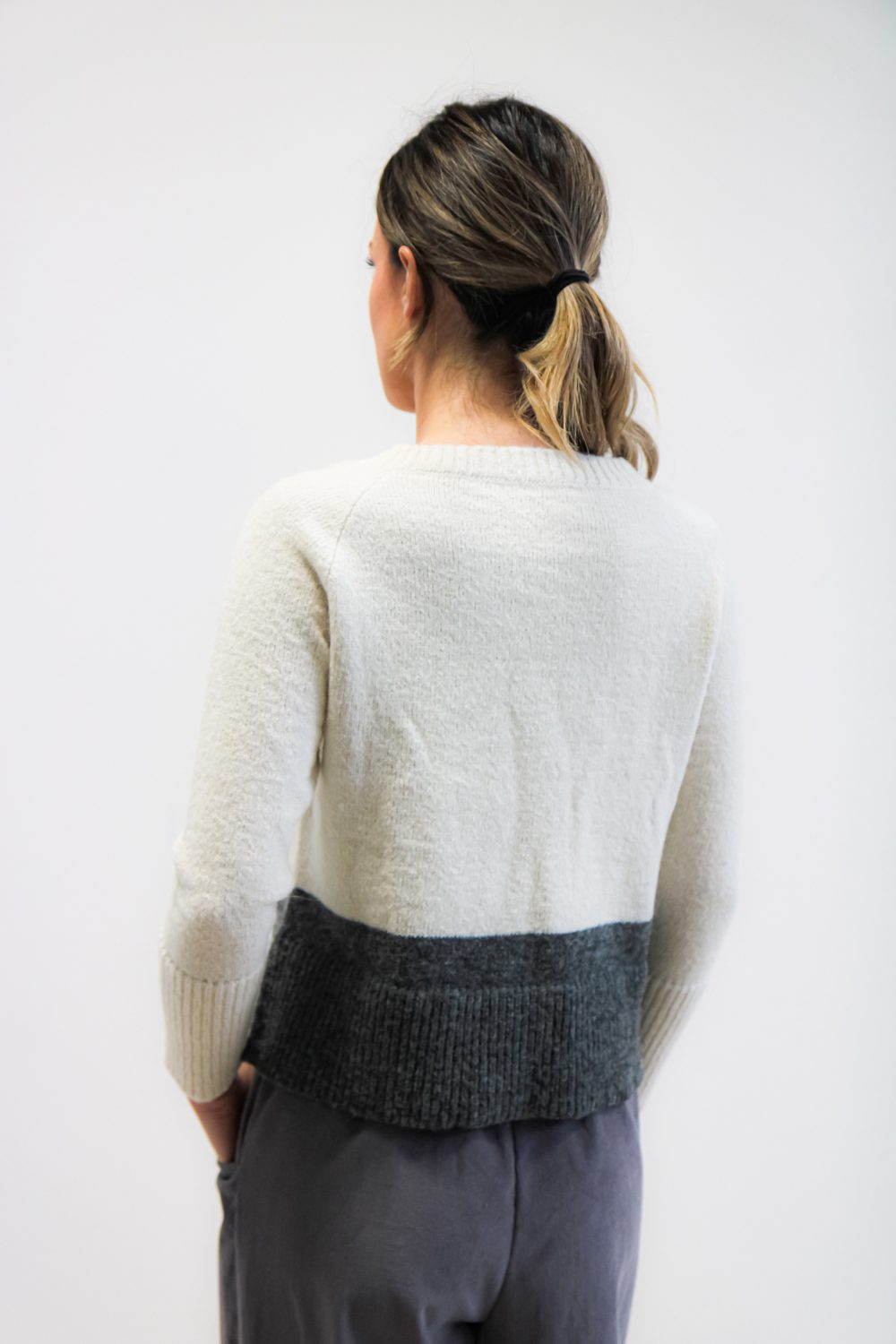 Maglia Delfinio alpaca superfine 3 colori - immagine 2