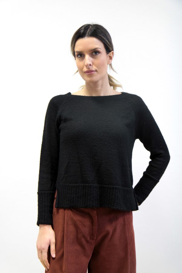 Maglia Linfa alpaca nero